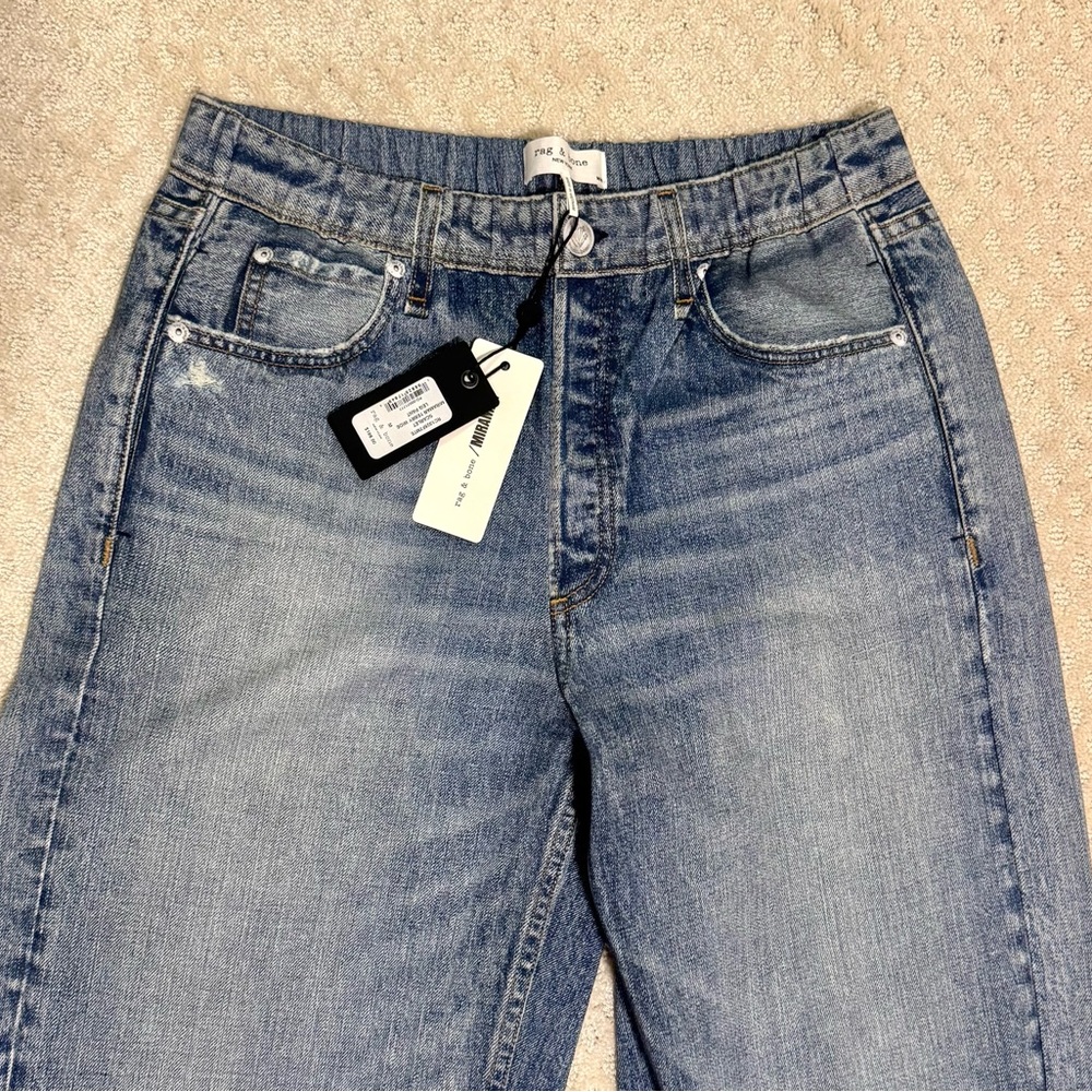 NWT Rag & Bone Miramar Wide-Leg Pants Size: M Color: Scarlet - Picture 6 of 7